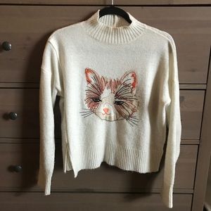 Anthropologie cat sweater